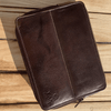 Pen Boutique Yak Leather 10 Pen Holder - Brown - Pen Boutique Ltd