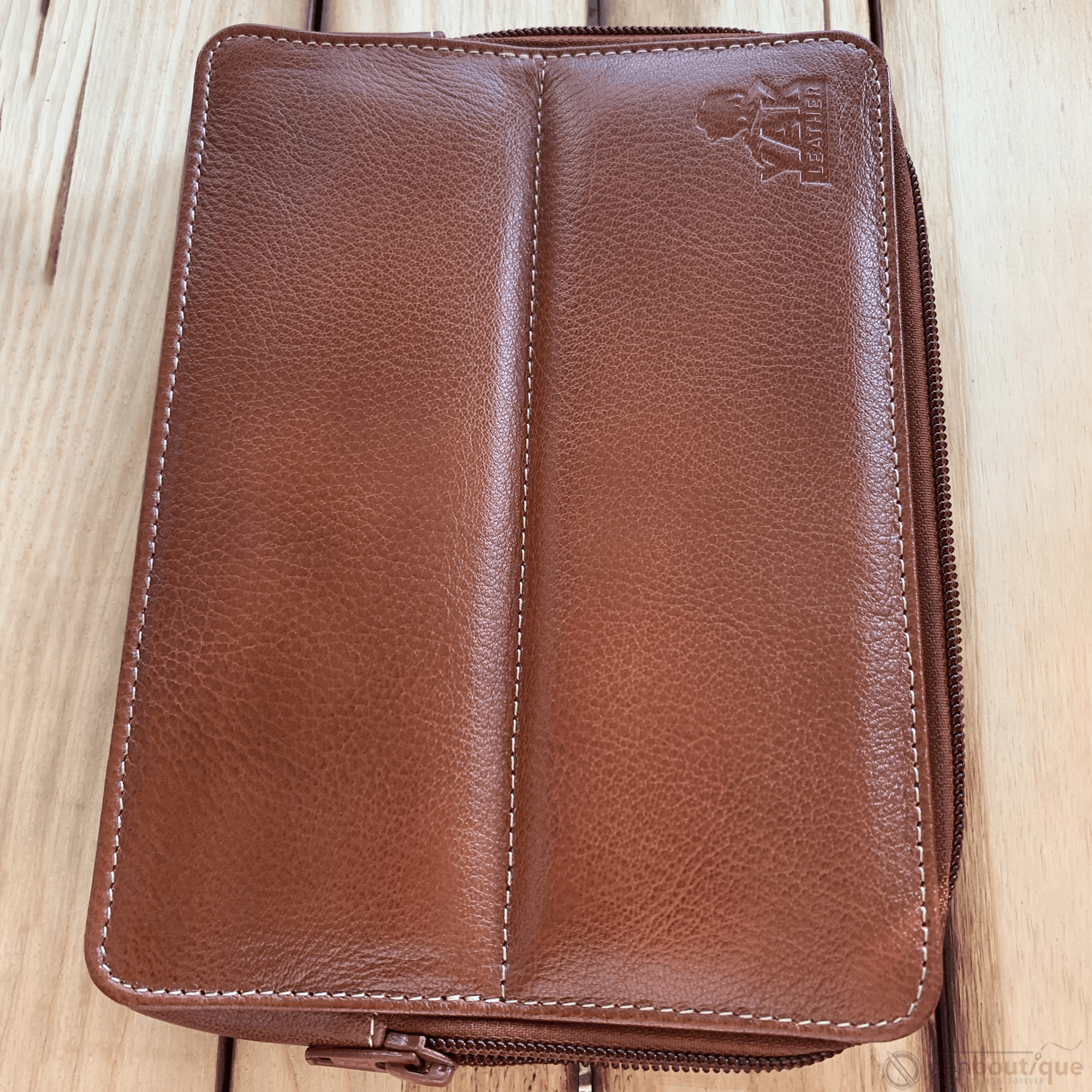 Pen Boutique Yak Leather 10 Pen Holder - Tan - Pen Boutique Ltd