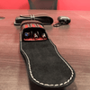 Pen Boutique Yak Leather Triple Pen Holder - Black/Red insert - Pen Boutique Ltd