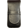 Pen Boutique Yak Leather Triple Pen Holder - Black/Red insert - Pen Boutique Ltd