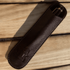 Pen Boutique Yak Leather Single Pen Sleeve - Brown - Pen Boutique Ltd