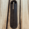 Pen Boutique Yak Leather Single Pen Sleeve - Brown - Pen Boutique Ltd