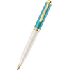 Pelikan Souveran Ballpoint Pen - K600 Turquoise White (Special Edition)-Pen Boutique Ltd