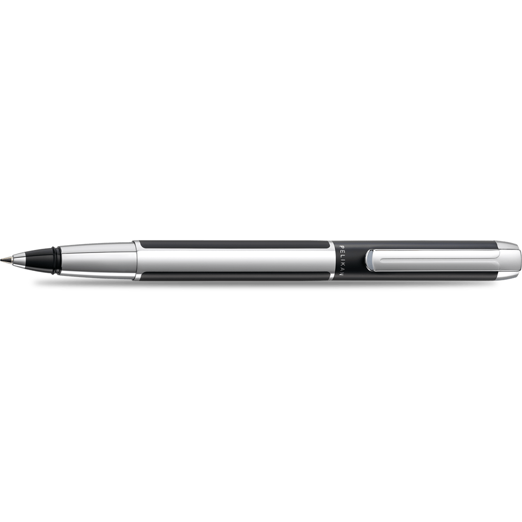 Pelikan Pura Rollerball Pen - R40 Black/Silver - Pen Boutique Ltd