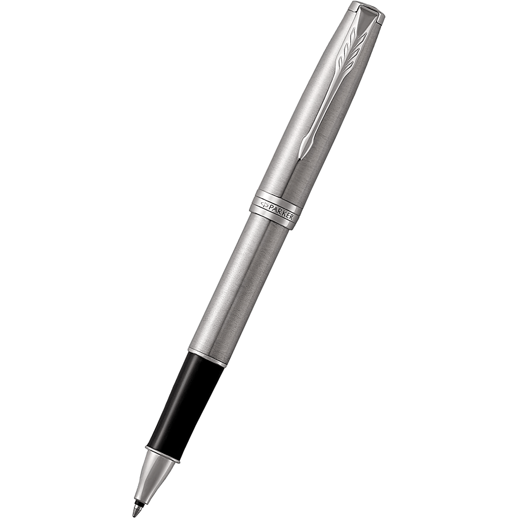 Parker Sonnet Rollerball Pen - Stainless Steel - Chrome Trim - Pen Boutique Ltd