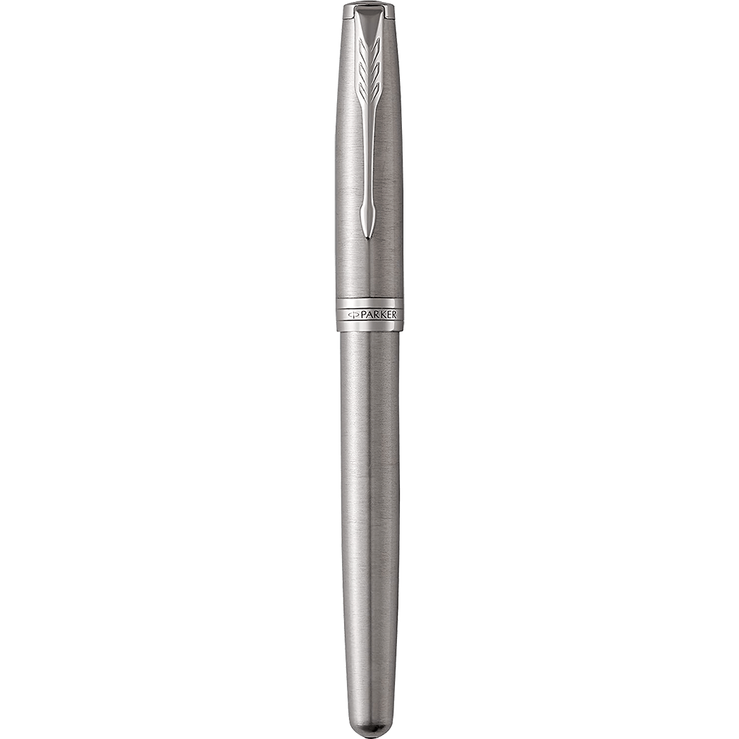 Parker Sonnet Rollerball Pen - Stainless Steel - Chrome Trim - Pen Boutique Ltd