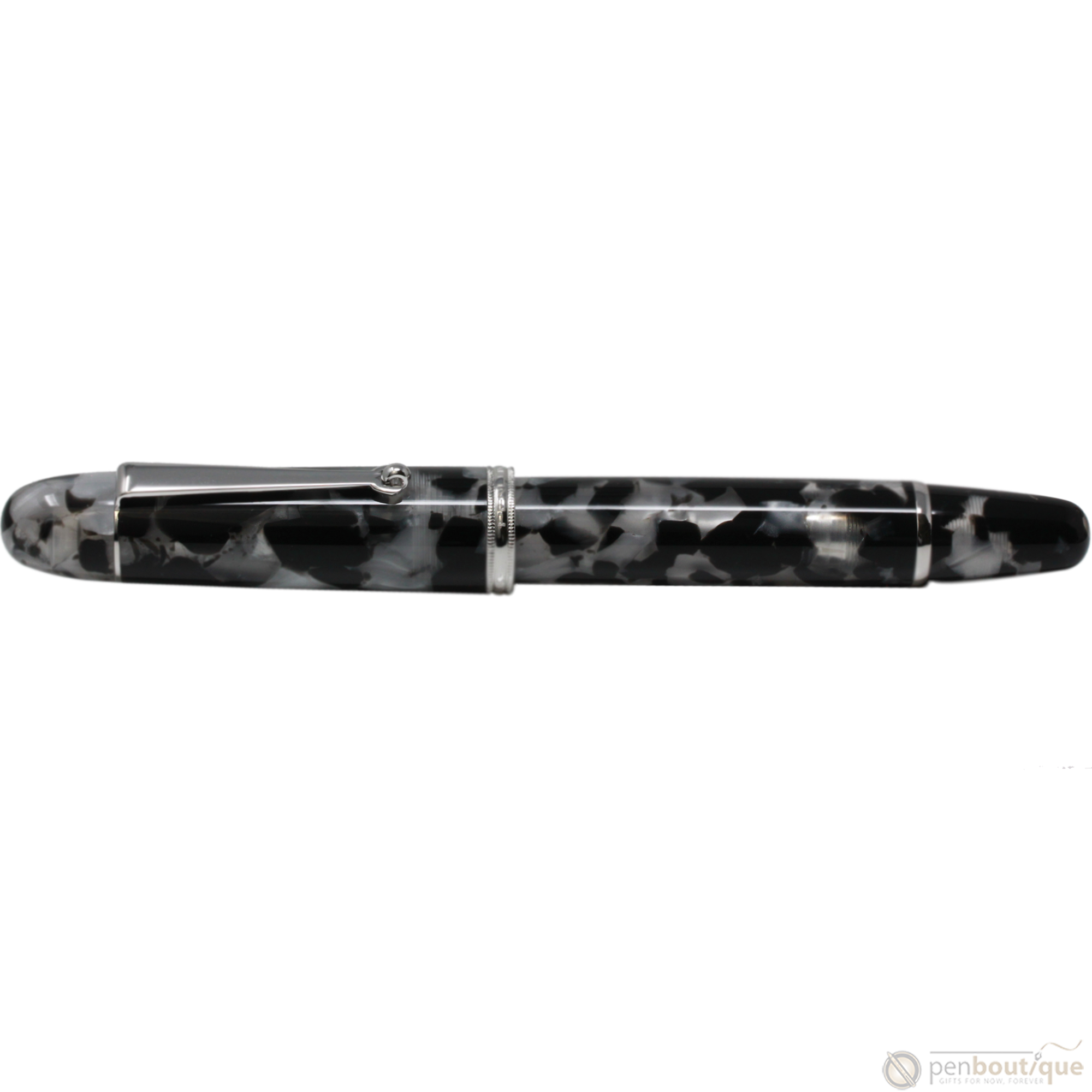 Penlux Masterpiece Grande Fountain Pen - Koi - Black & White-Pen Boutique Ltd