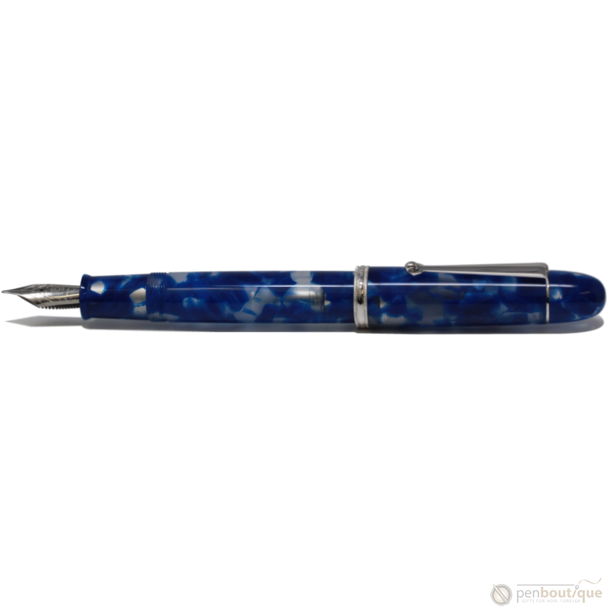 Penlux Masterpiece Grande Fountain Pen - Koi - Blue & White-Pen Boutique Ltd