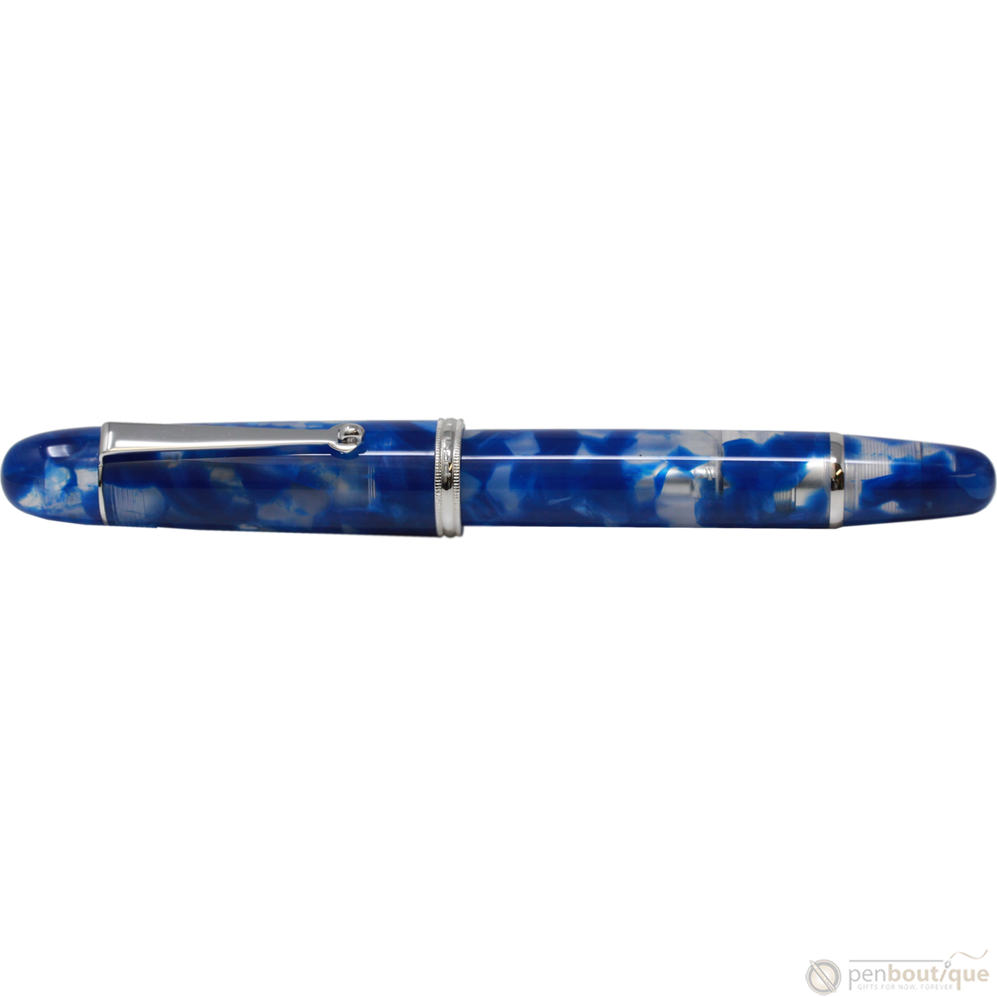 Penlux Masterpiece Grande Fountain Pen - Koi - Blue & White-Pen Boutique Ltd