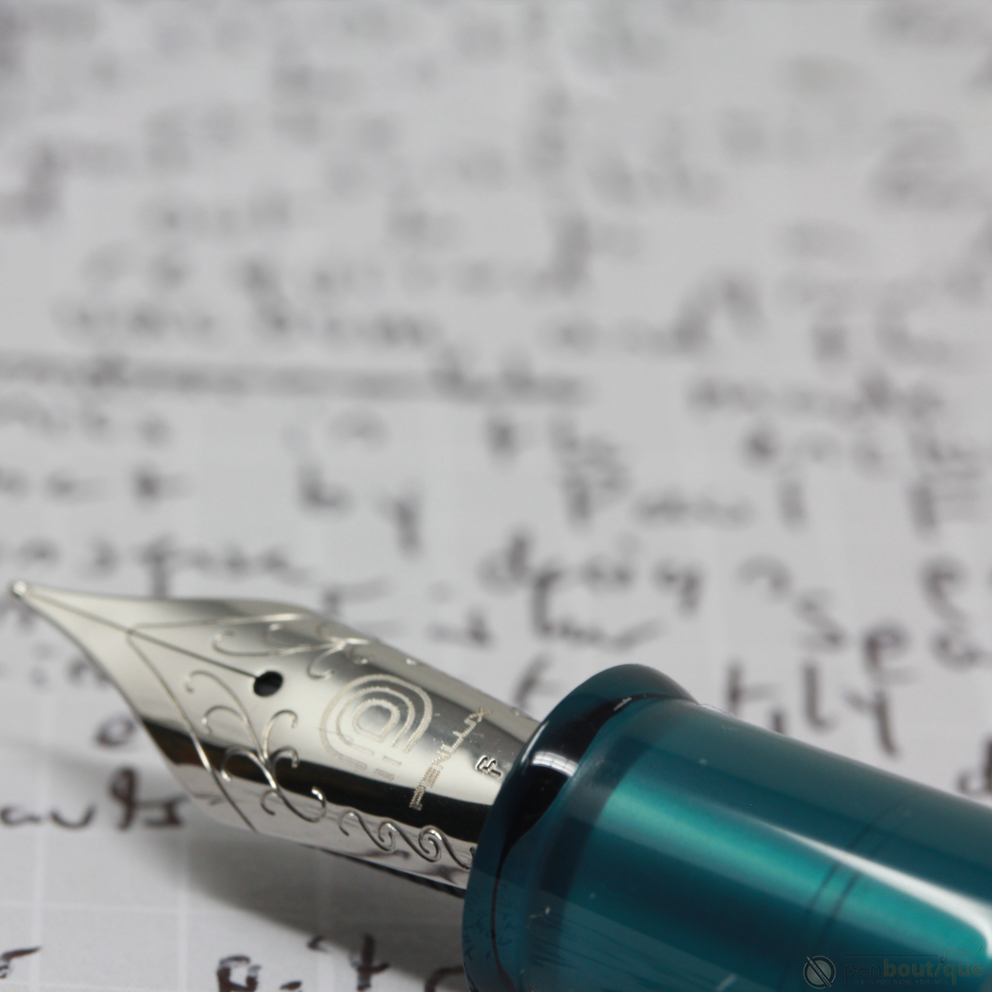 Penlux Masterpiece Grande Fountain Pen - Deep Sea-Pen Boutique Ltd
