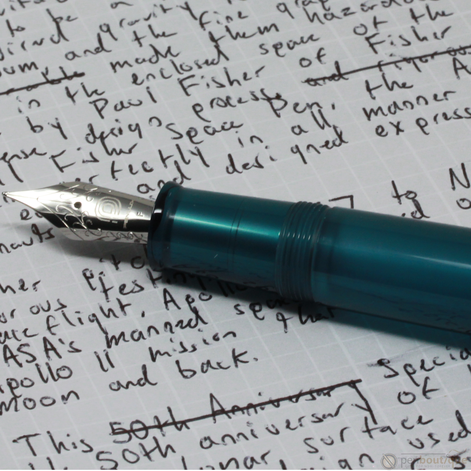 Penlux Masterpiece Grande Fountain Pen - Deep Sea-Pen Boutique Ltd