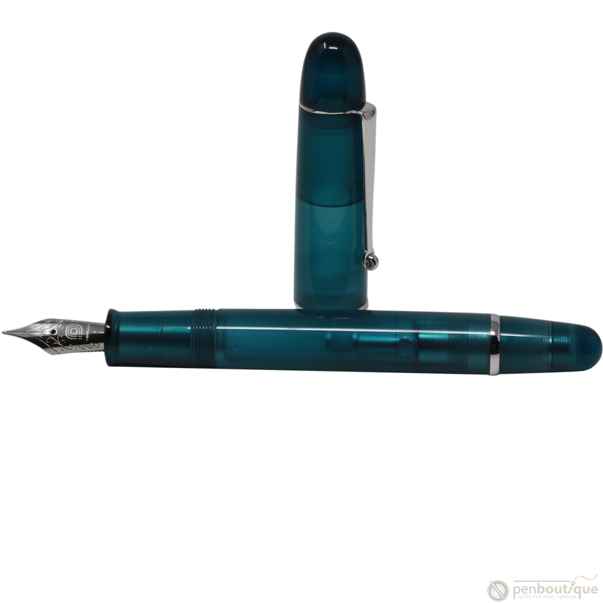 Penlux Masterpiece Grande Fountain Pen - Deep Sea-Pen Boutique Ltd
