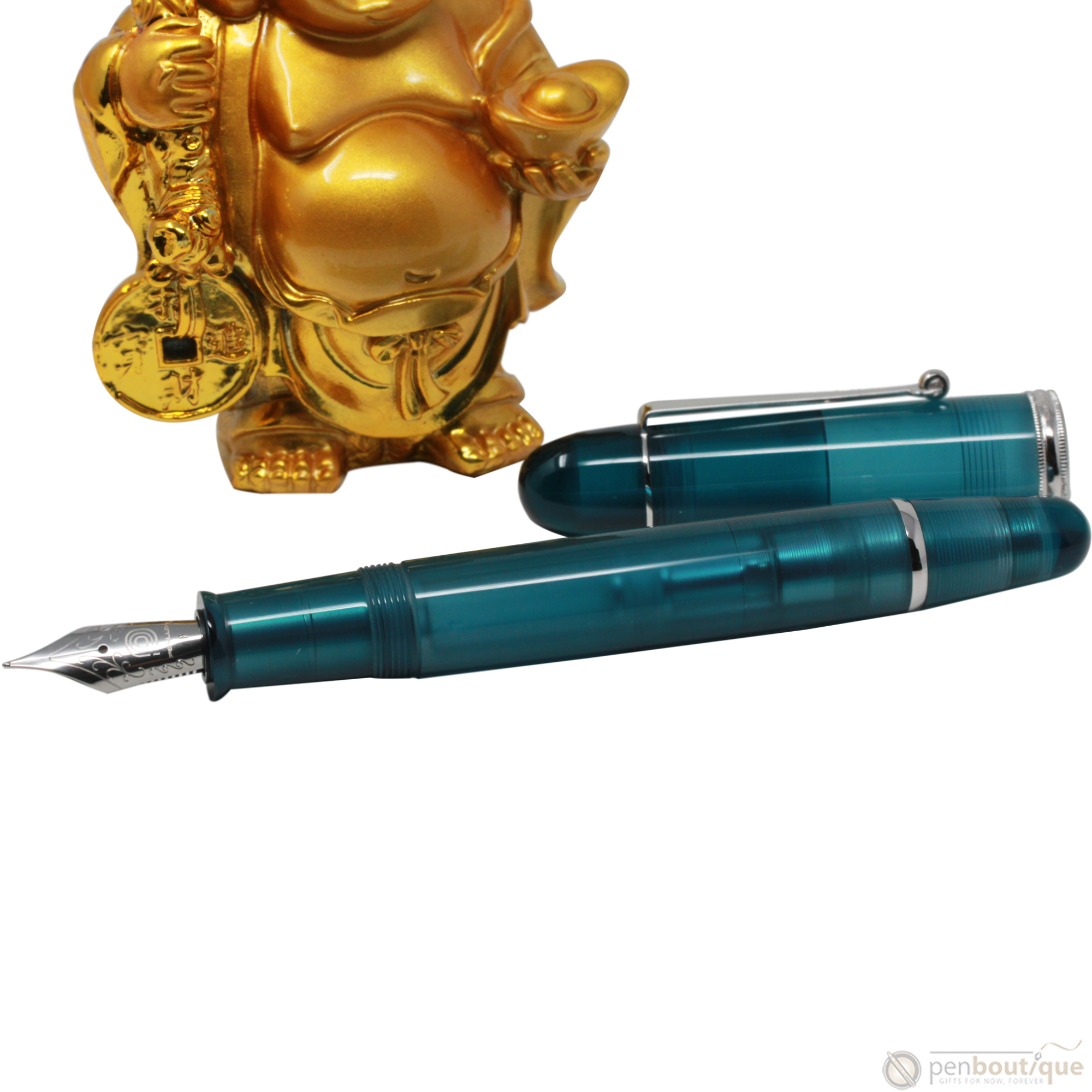Penlux Masterpiece Grande Fountain Pen - Deep Sea-Pen Boutique Ltd