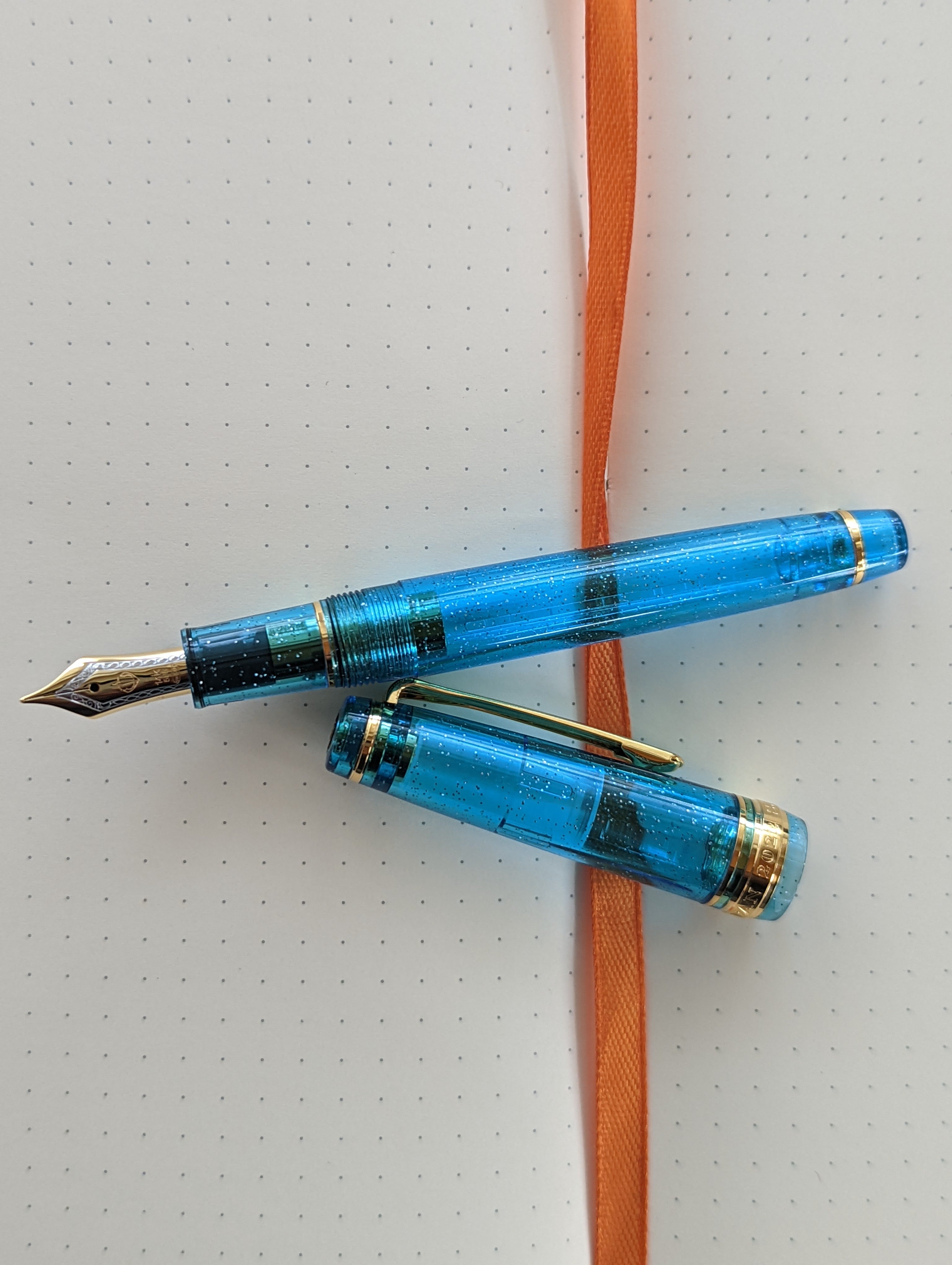 Sailor Professional Gear Fountain Pen - Pen of the Year 2022 - Soda Pop Blue - Slim ( LIMITED EDITION) - Pen Boutique Ltd