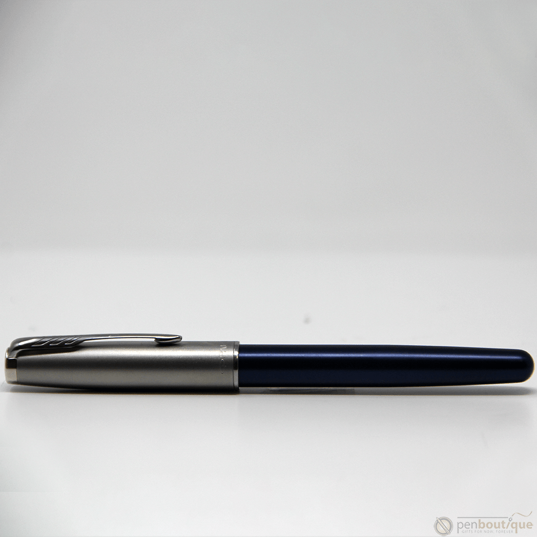 Parker Sonnet Rollerball Pen - Blue - Chrome Trim - Pen Boutique Ltd