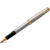 Parker Sonnet Stainless Steel with Gold Trim Rollerball Pen-Pen Boutique Ltd