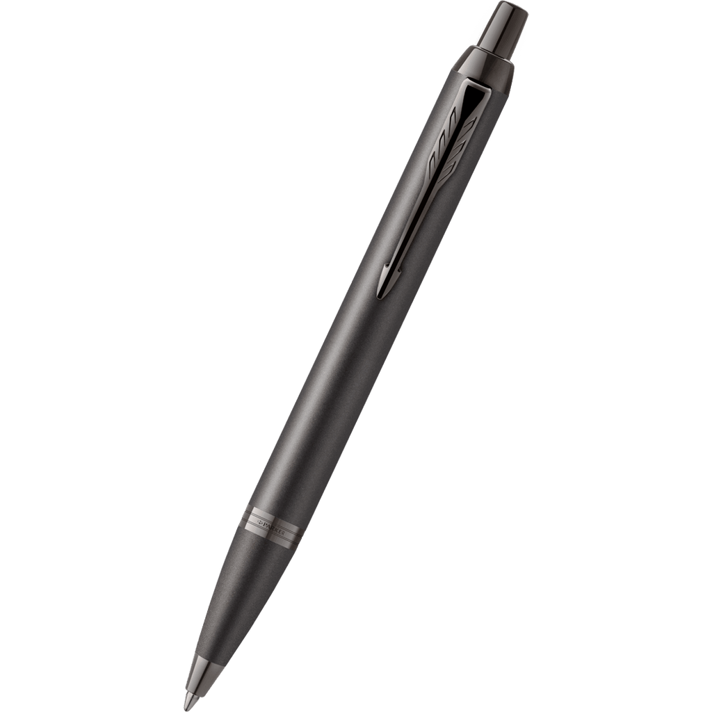 Parker IM Ballpoint Pen - Monochrome - Titanium - Pen Boutique Ltd