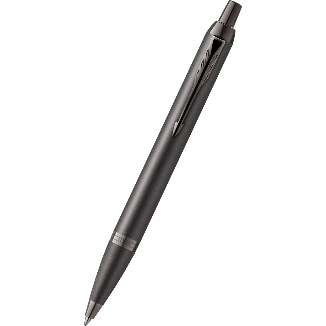 Parker IM Ballpoint Pen - Monochrome - Titanium - Pen Boutique Ltd
