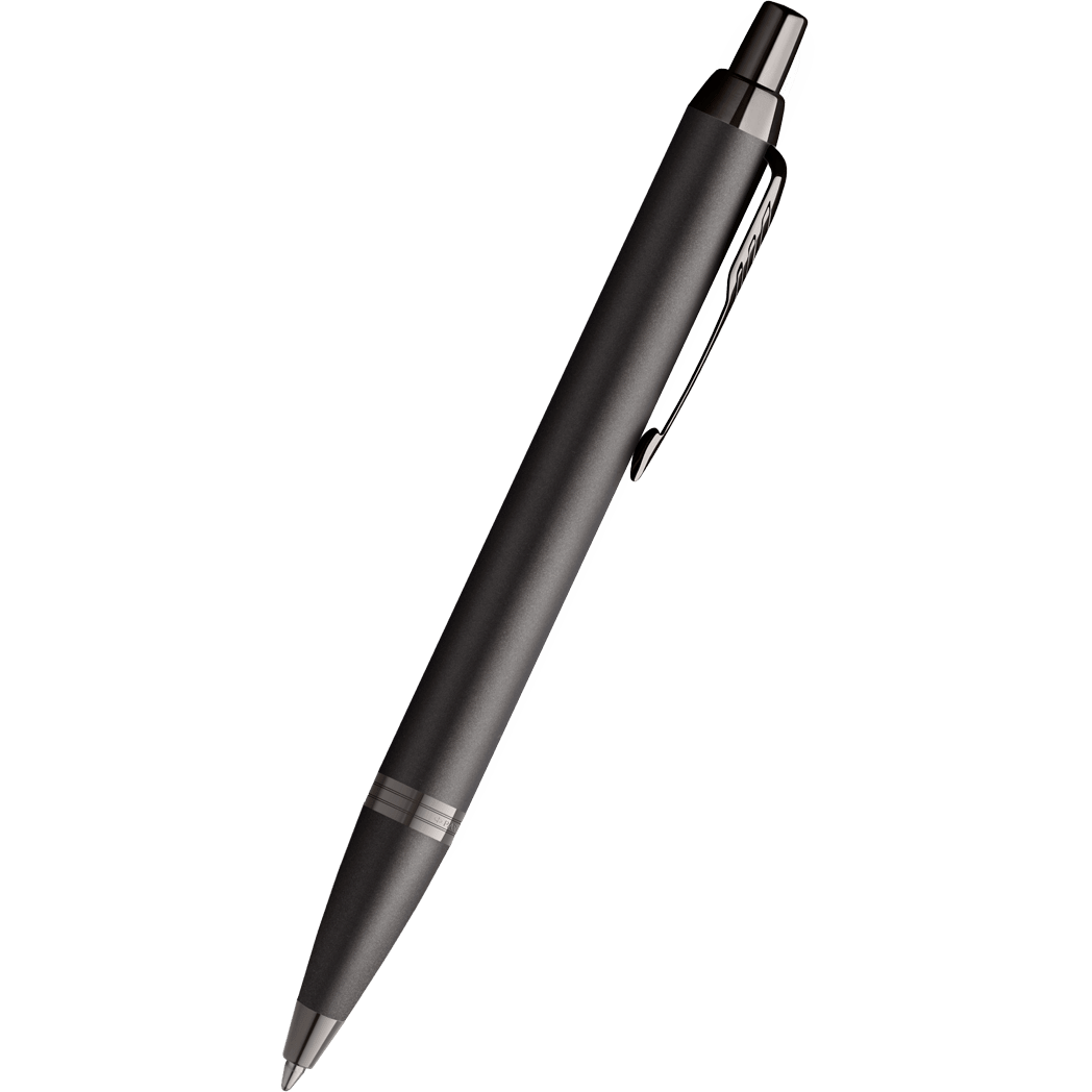 Parker IM Ballpoint Pen - Monochrome - Titanium - Pen Boutique Ltd