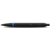 Parker IM Ballpoint Pen - Satin Black - Marine Blue Ring - Pen Boutique Ltd