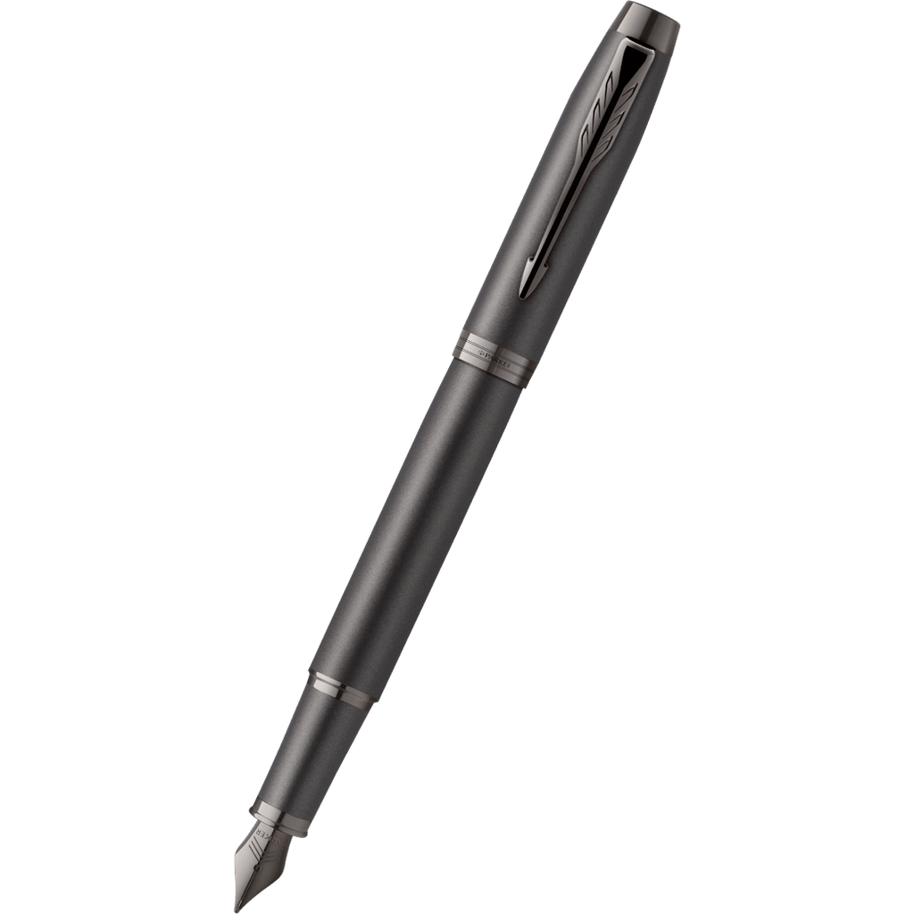 Parker IM Fountain Pen - Monochrome - Titanium - Pen Boutique Ltd