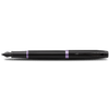 Parker IM Fountain Pen - Satin Black - Amethyst Purple Ring - Pen Boutique Ltd