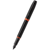 Parker IM Fountain Pen - Satin Black - Flame Orange Ring - Pen Boutique Ltd