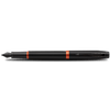 Parker IM Fountain Pen - Satin Black - Flame Orange Ring - Pen Boutique Ltd