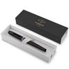 Parker IM Rollerball Pen - Satin Black - Amethyst Purple Ring - Pen Boutique Ltd