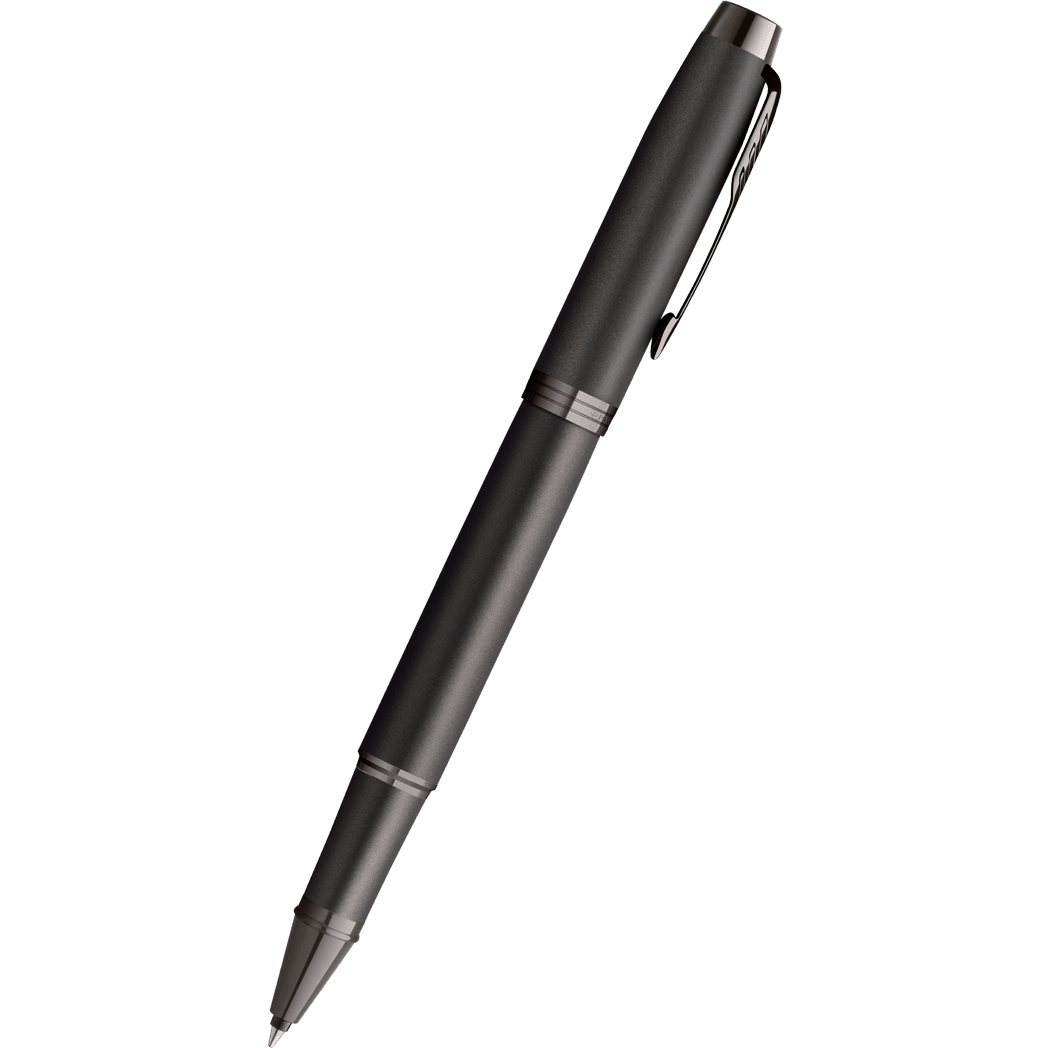 Parker IM Rollerball Pen - Monochrome - Titanium - Pen Boutique Ltd