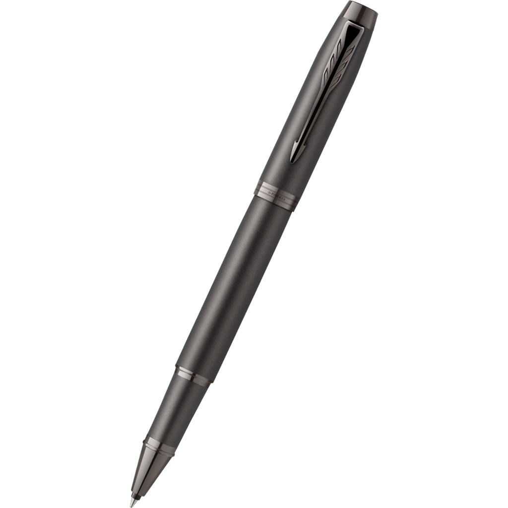 Parker IM Rollerball Pen - Monochrome - Titanium - Pen Boutique Ltd