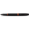 Parker IM Rollerball Pen - Satin Black - Flame Orange Ring - Pen Boutique Ltd