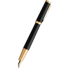 Parker Ingenuity Core Fountain Pen - Black - Gold Trim - Pen Boutique Ltd