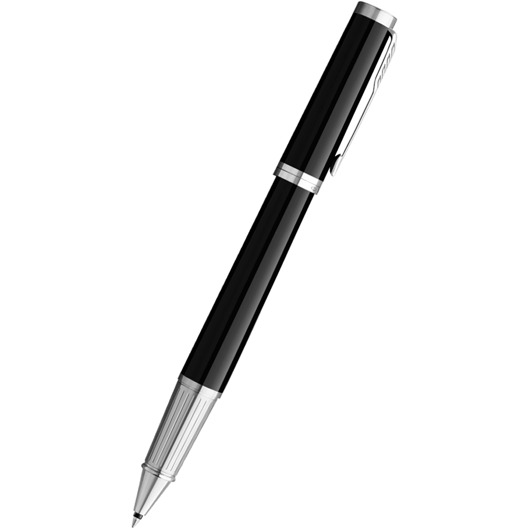 Parker Ingenuity Core Rollerball Pen - Black - Chrome Trim - Pen Boutique Ltd