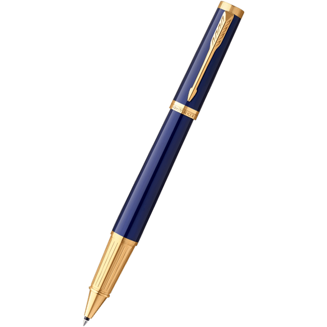 Parker Ingenuity Core Rollerball Pen - Blue - Gold Trim - Pen Boutique Ltd