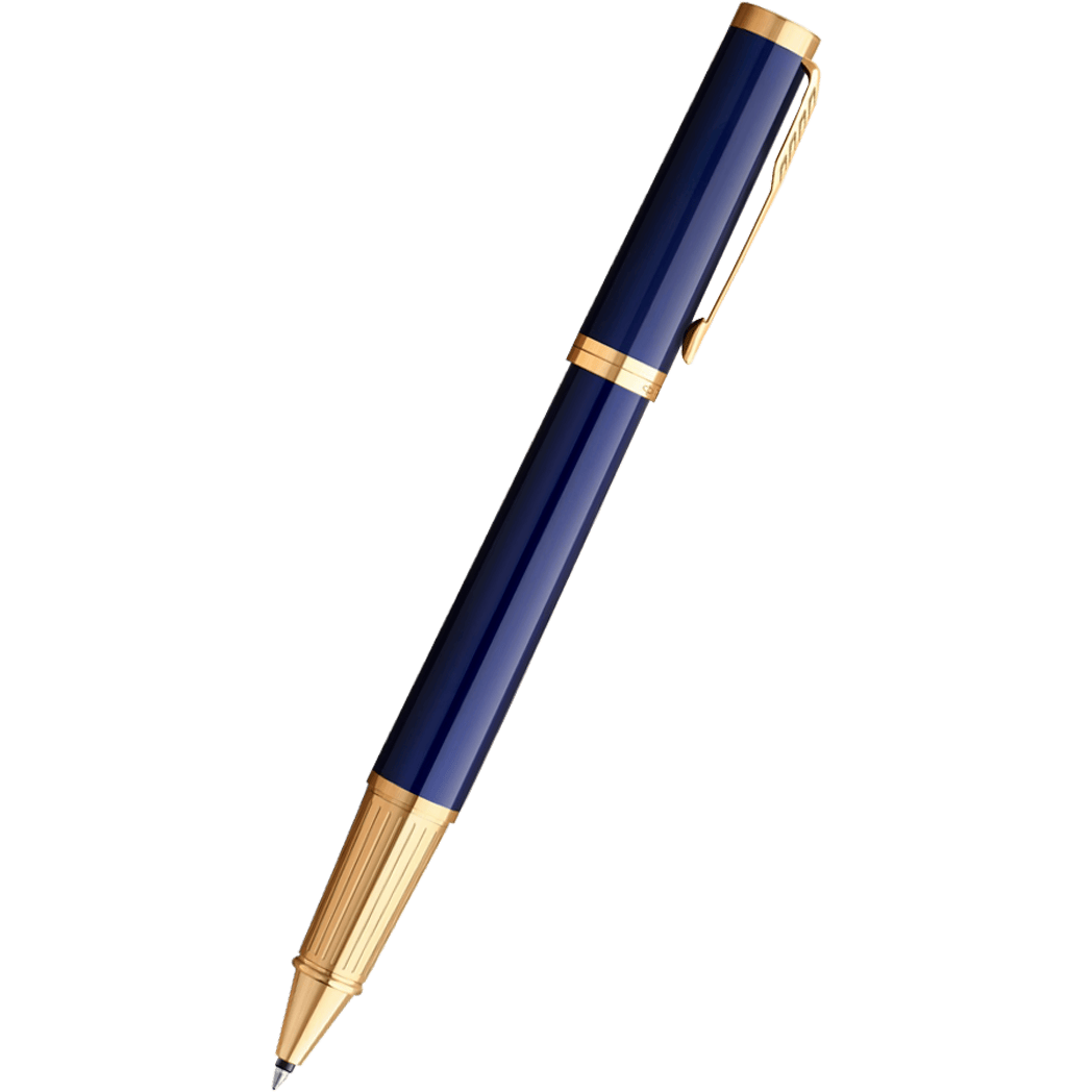 Parker Ingenuity Core Rollerball Pen - Blue - Gold Trim - Pen Boutique Ltd