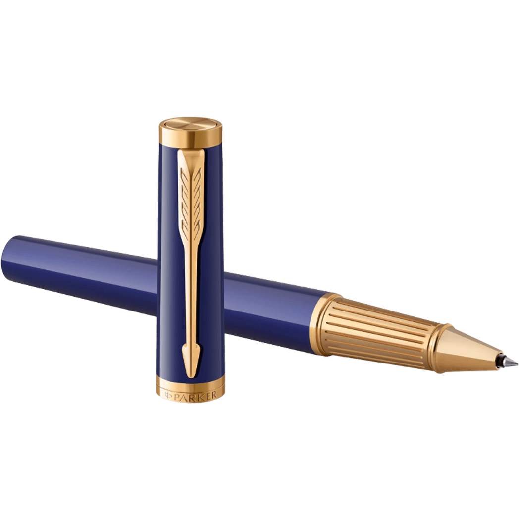 Parker Ingenuity Core Rollerball Pen - Blue - Gold Trim - Pen Boutique Ltd