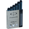 Parker Quink Mini Ink Cartridges - Black (6 Per Pack)-Pen Boutique Ltd