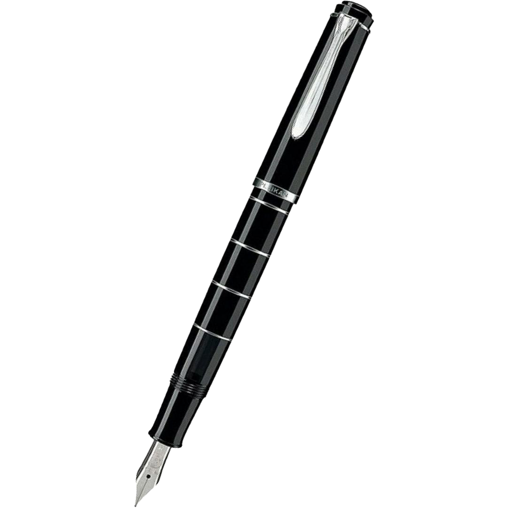 Pelikan Tradition Fountain Pen - M215 Black/Rings-Pen Boutique Ltd