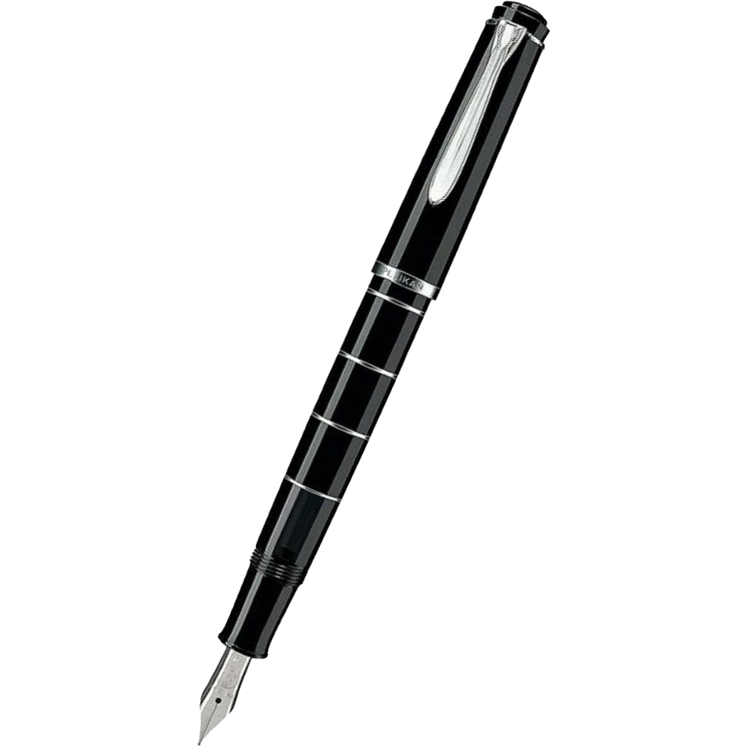 Pelikan Tradition Fountain Pen - M215 Black/Rings-Pen Boutique Ltd
