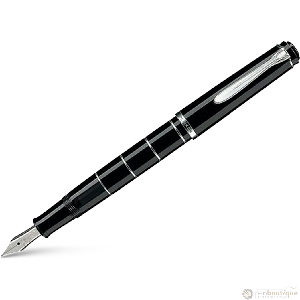 Pelikan Tradition Fountain Pen - M215 Black/Rings-Pen Boutique Ltd