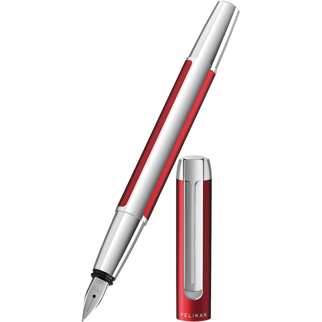 Pelikan Pura P40 Fountain Pen - Bordeaux - Pen Boutique Ltd