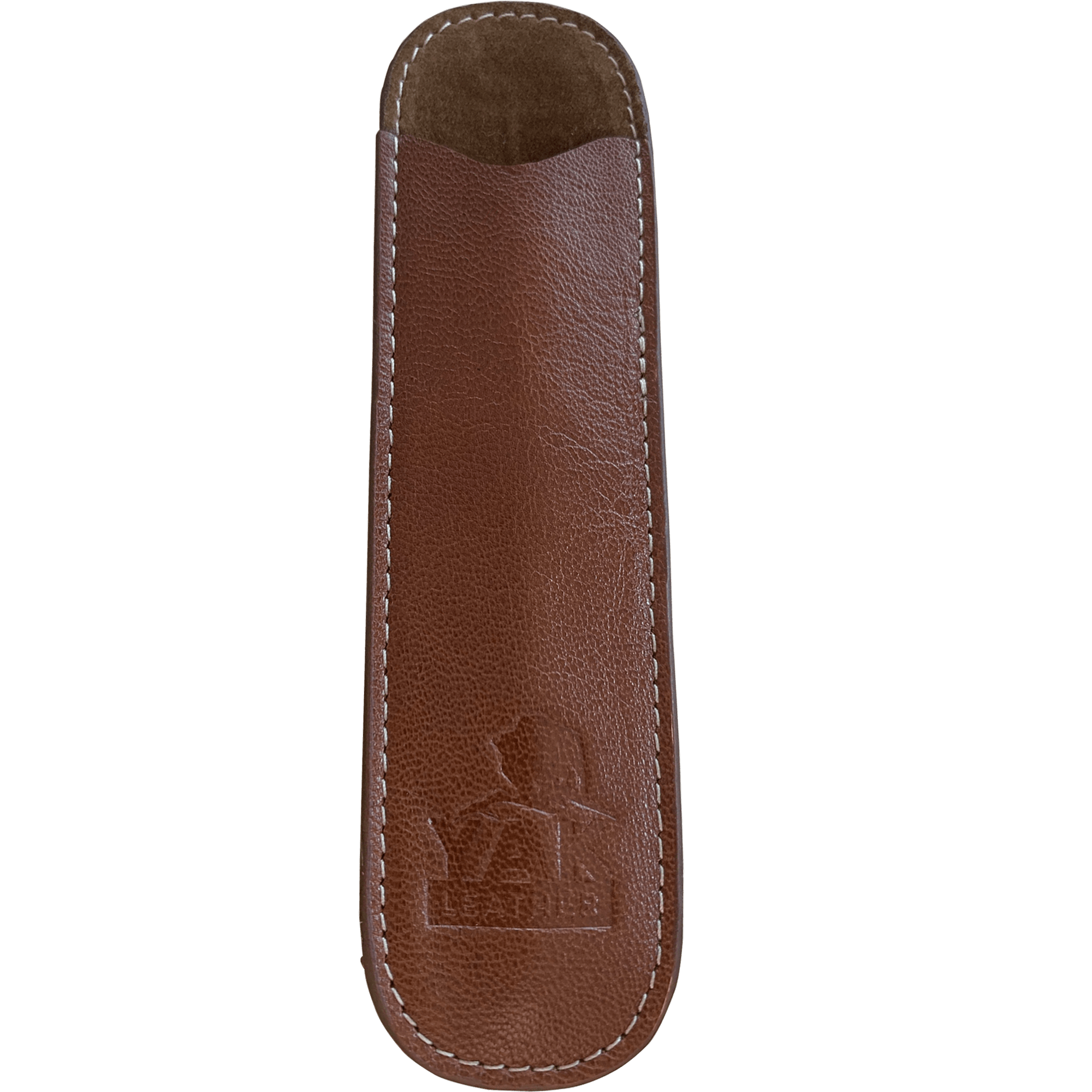 Pen Boutique Yak Leather Single Pen Sleeve - Tan - Pen Boutique Ltd