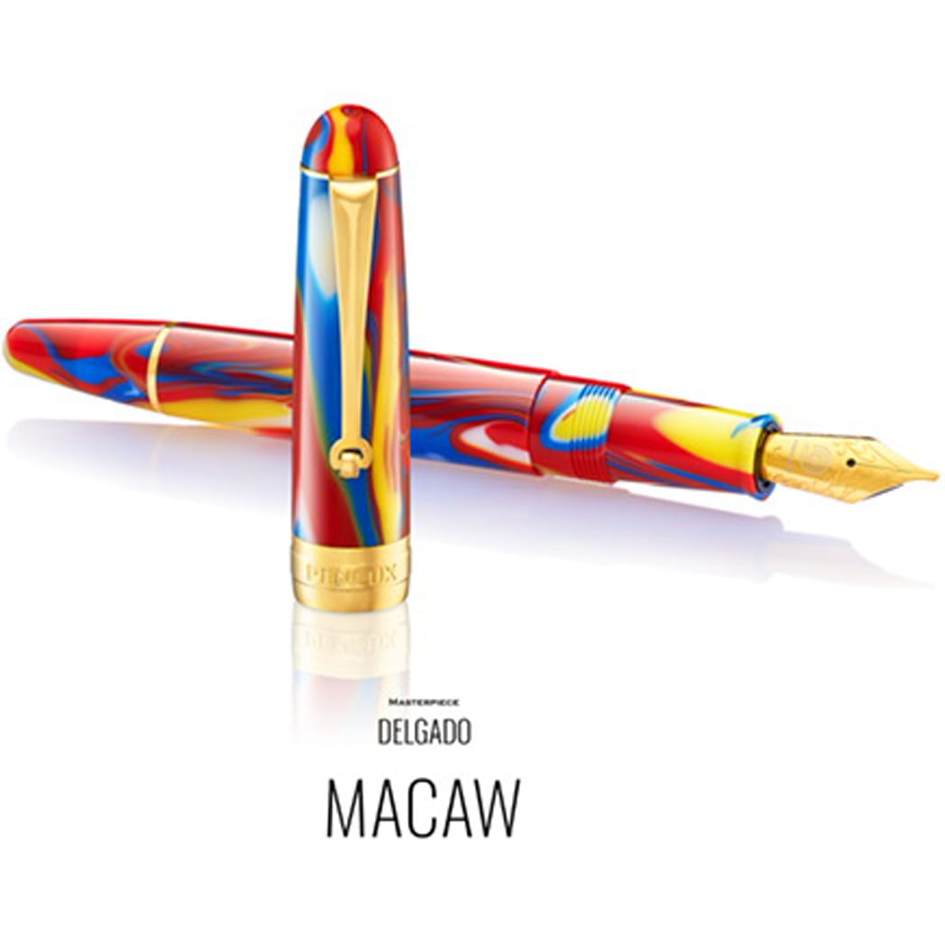 Penlux Masterpiece Delgado Fountain Pen - Macaw - Pen Boutique Ltd