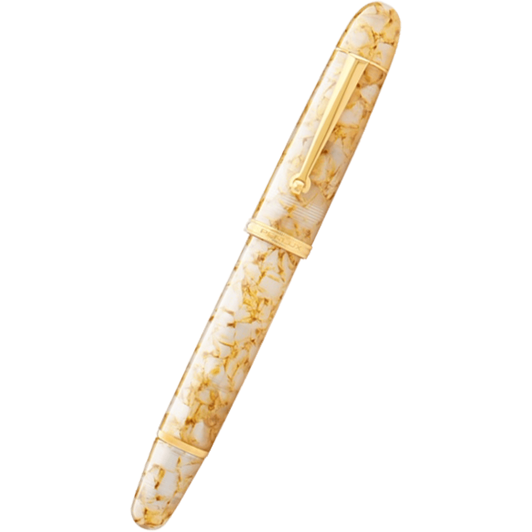 Penlux Masterpiece Grande Fountain Pen - Golden Crystal - Pen Boutique Ltd