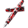 Penlux Masterpiece Grande Fountain Pen - Koi Red and Black - Pen Boutique Ltd