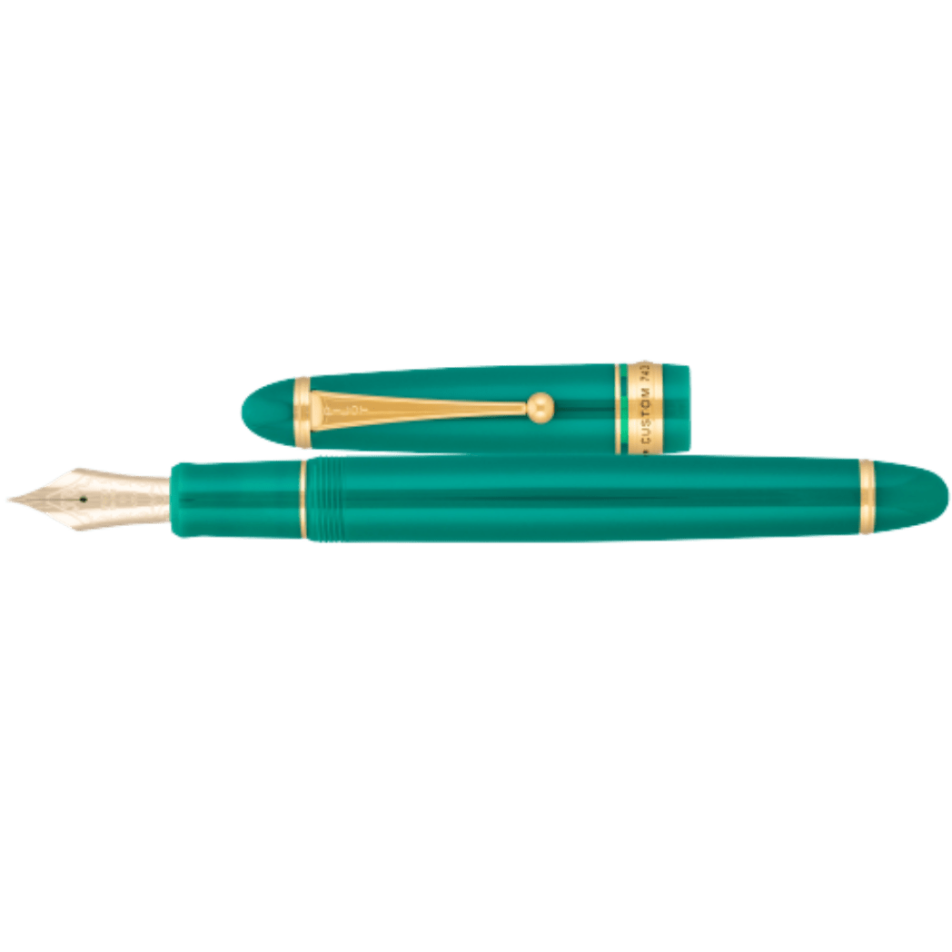 Pilot Custom 743 Fountain Pen - Green (Verdigris) (US Exclusive) - Pen Boutique Ltd