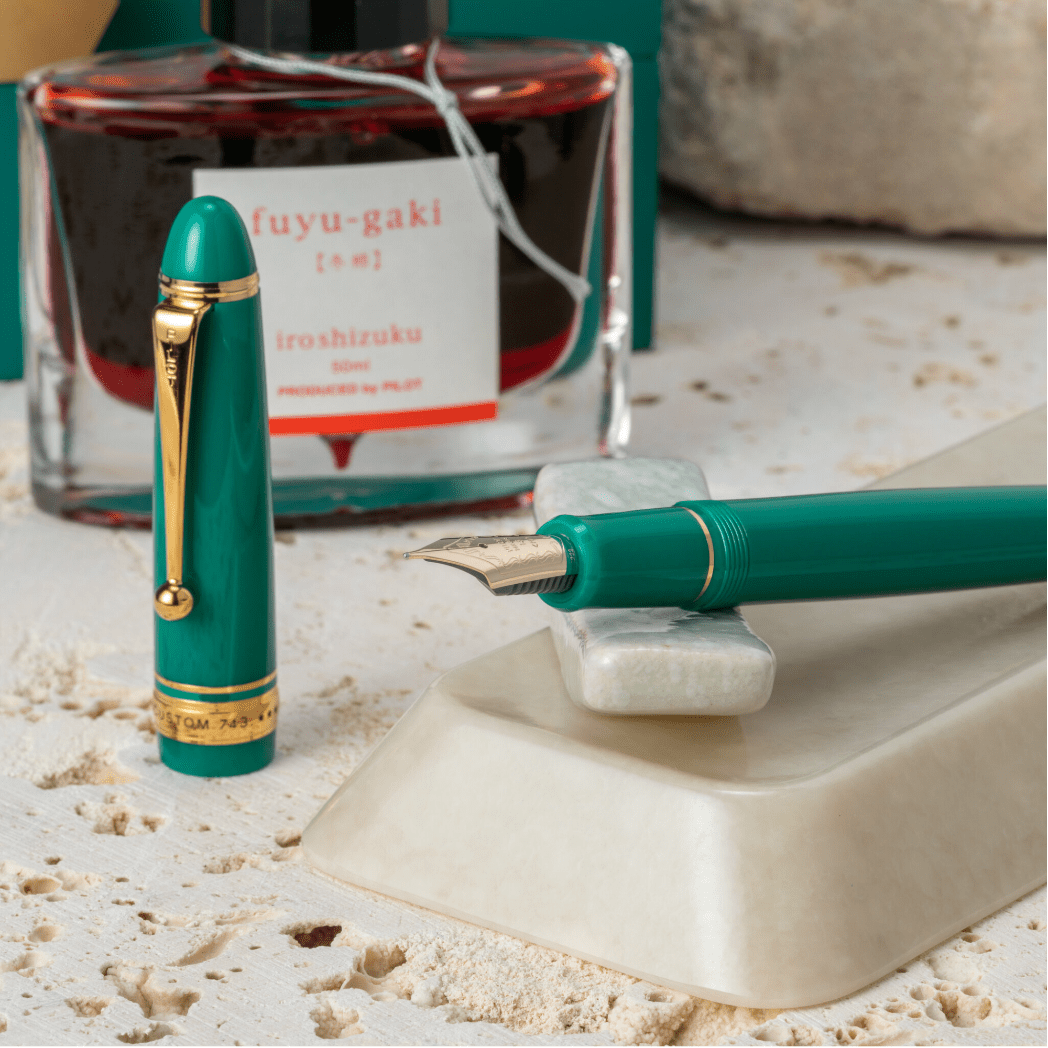 Pilot Custom 743 Fountain Pen - Green (Verdigris) (US Exclusive) - Pen Boutique Ltd