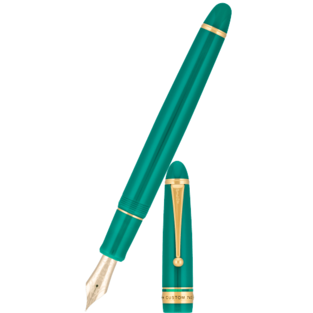 Pilot Custom 743 Fountain Pen - Green (Verdigris) (US Exclusive) - Pen Boutique Ltd