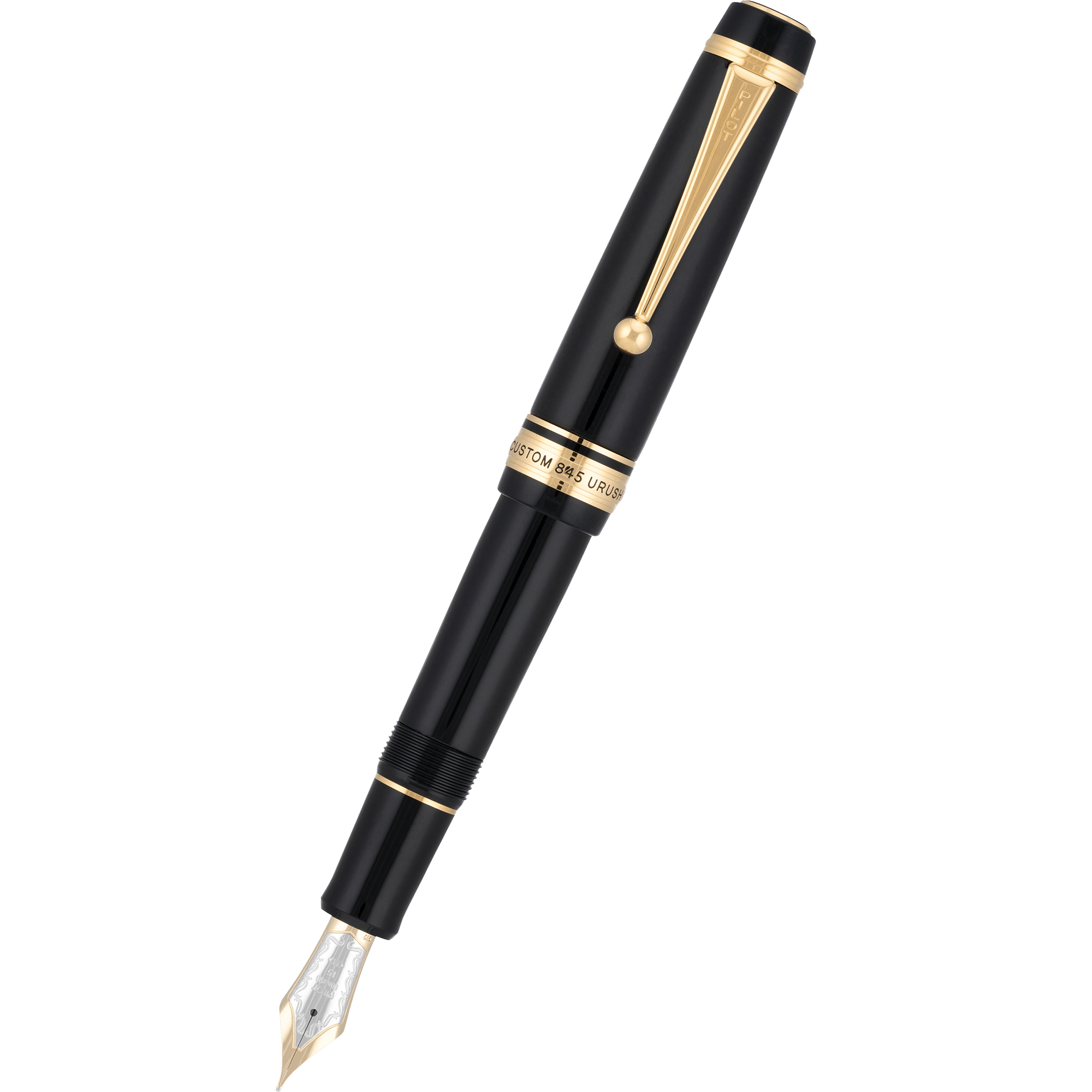 Pilot Custom Urushi 845 Fountain Pen - Black - Pen Boutique Ltd